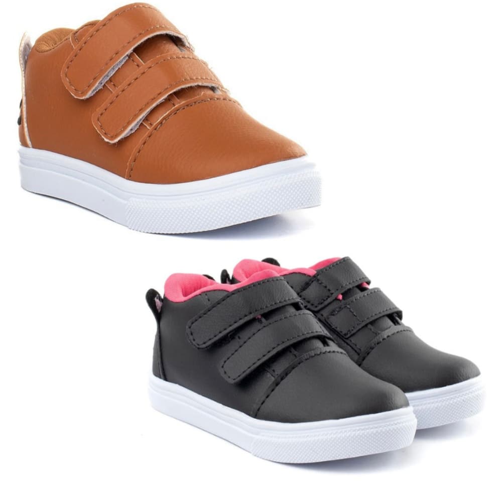 Kit 2 Pares Tênis Mini Feet Confortável Confortável