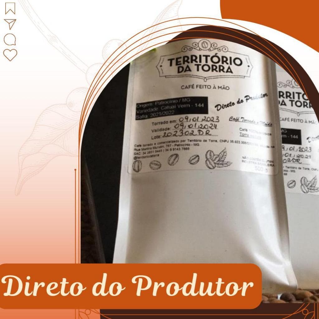 Café Especial Torrado em grãos e/ou moído - Direto do Produtor - 500 g