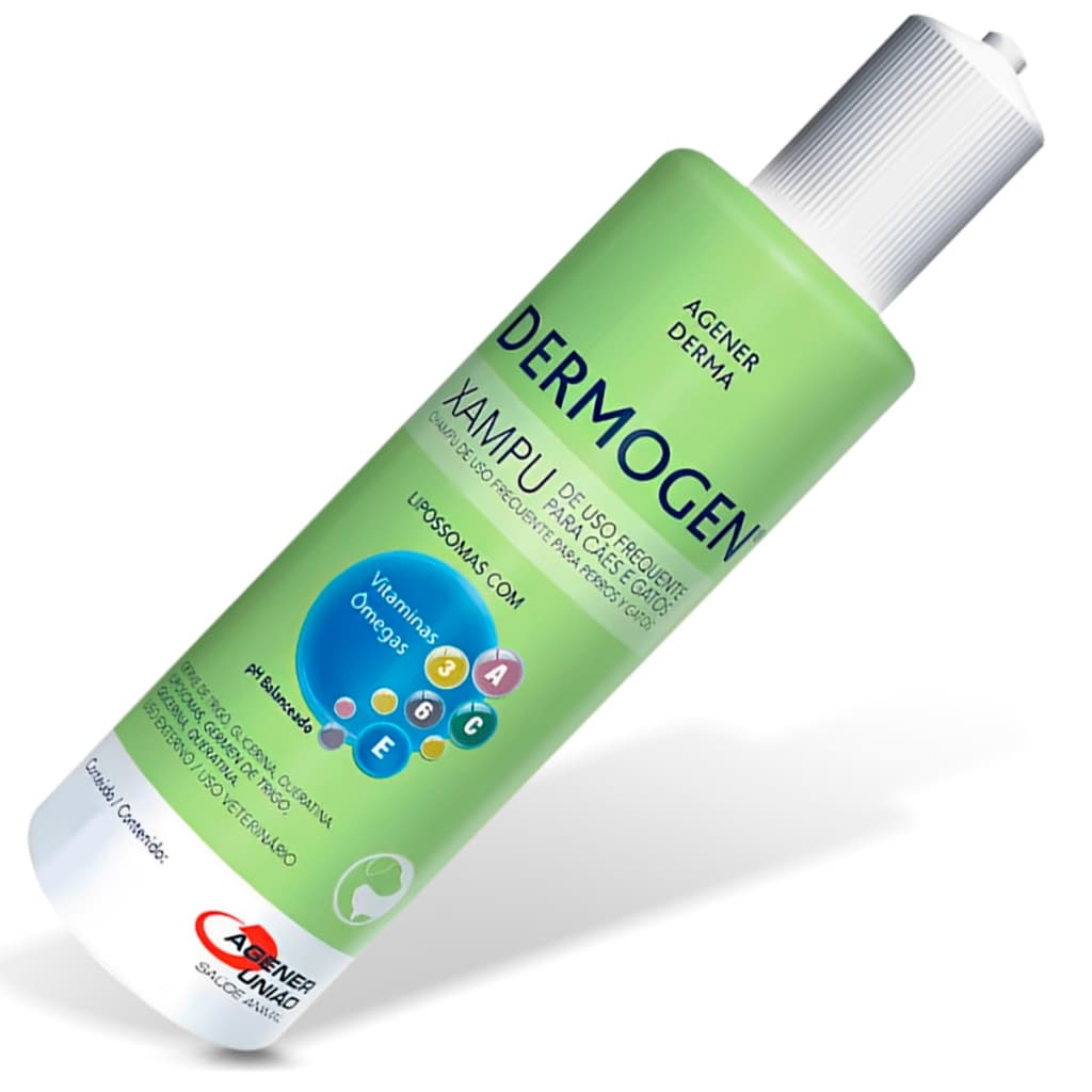 Shampoo Dermogen Agener 500ml Para Cães e Gatos