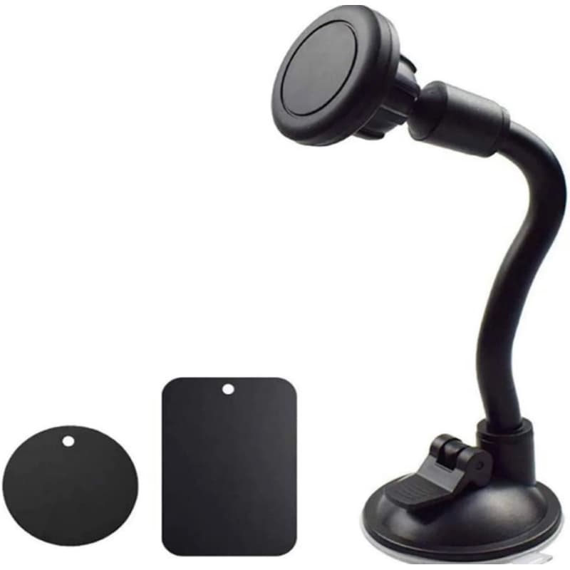 Suporte Magnético de Celular para Carro com Ventosa Forte Flexível Ajustável Completo