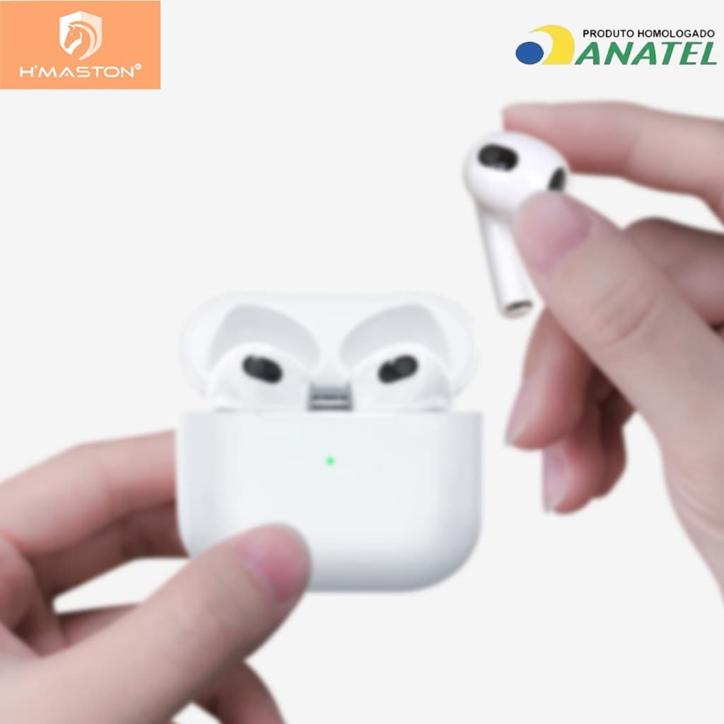 H'maston RS-20 Fone De Ouvido Bluetooth 5.4 Sem Fio Wireless In-ear Com Microfone 30 mah 5 Hora