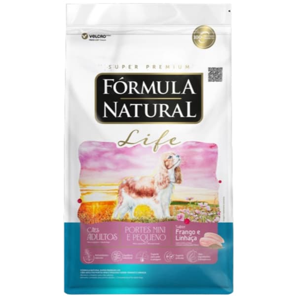 Ração Fórmula Natural Life Cães Adultos Mini E Pequeno 15kg