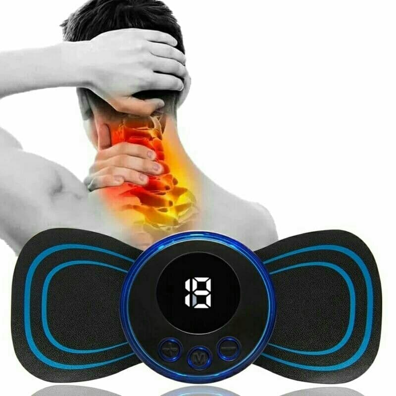 kit 2 Mini Massageador Relaxante Muscular Portátil Elétrico Recarregável