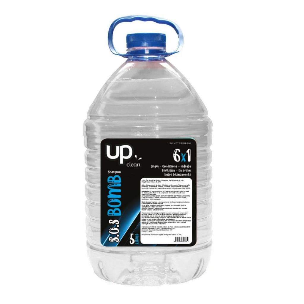 Shampoo para cachorro 5 litros pet Shampoo Bomb 6 EM 1