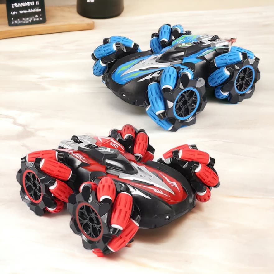 Carrinho Controle Remoto Acrobático Stunt Racing Drift Gira 360