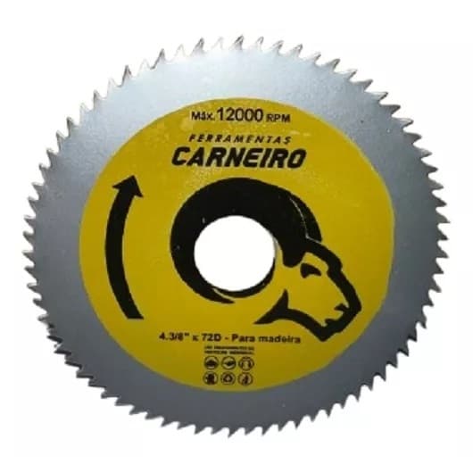Disco De Corte Para Madeira Makita 110mm X 20mm 72 Dentes Carneiro