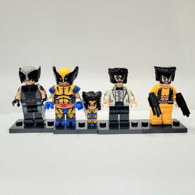 Legos Wolverine (Blocos de Montar Tipo Lego)