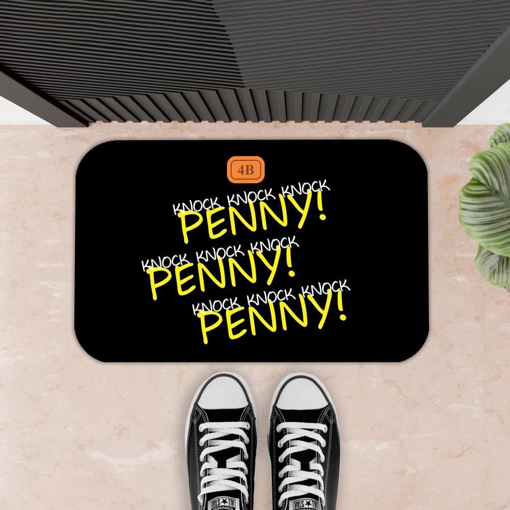 Tapete Decorativo Para Porta,entrada, Antiderrapante Engraçado - 34X60  - 2mm  - PENNY PENNY PENNY