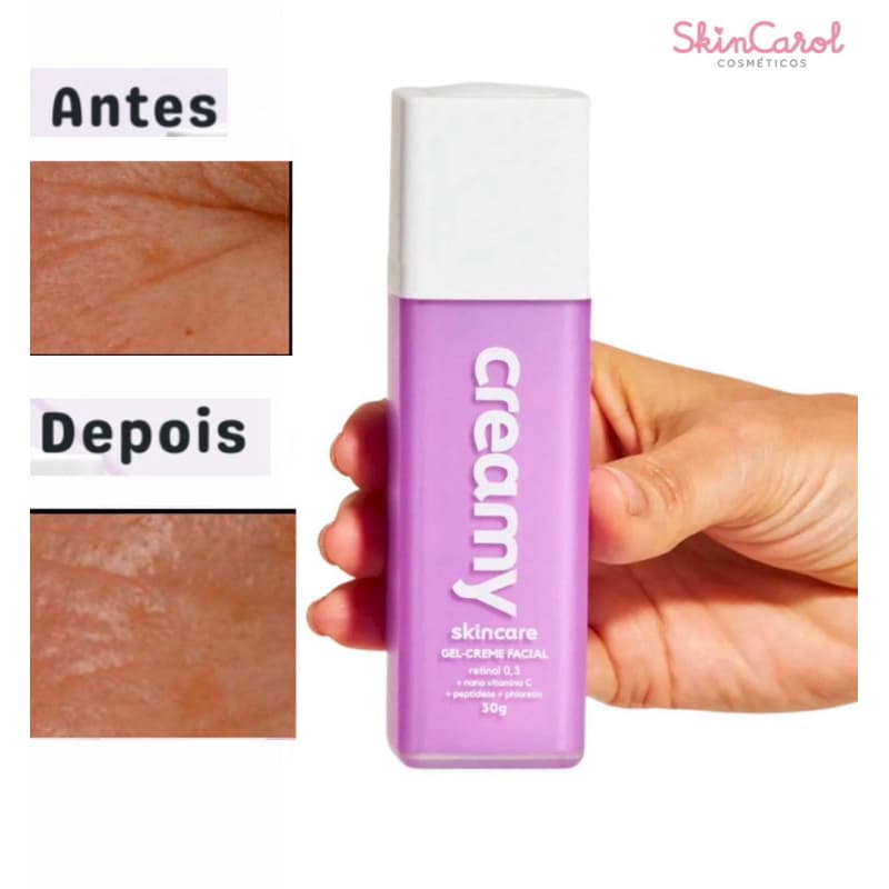 Creamy Retinol 0,3 + Nano Vitamina C + Peptídeos + Phloretin