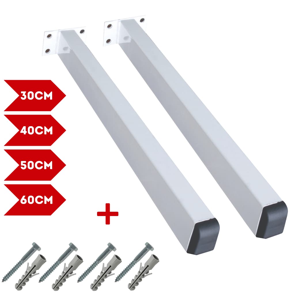 Grapa Suporte De Pia Mesa Bancada Tanque De Parafusar 2 Unidades + Kit Fixação Completo