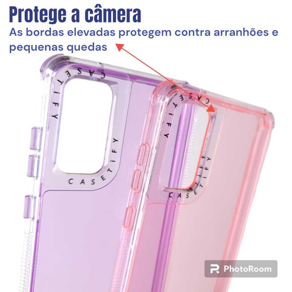Capa Capinha Case anti impacto para Motorola Moto G24 Capa Space anti Shock para Motorola Moto G04 e Moto G04S