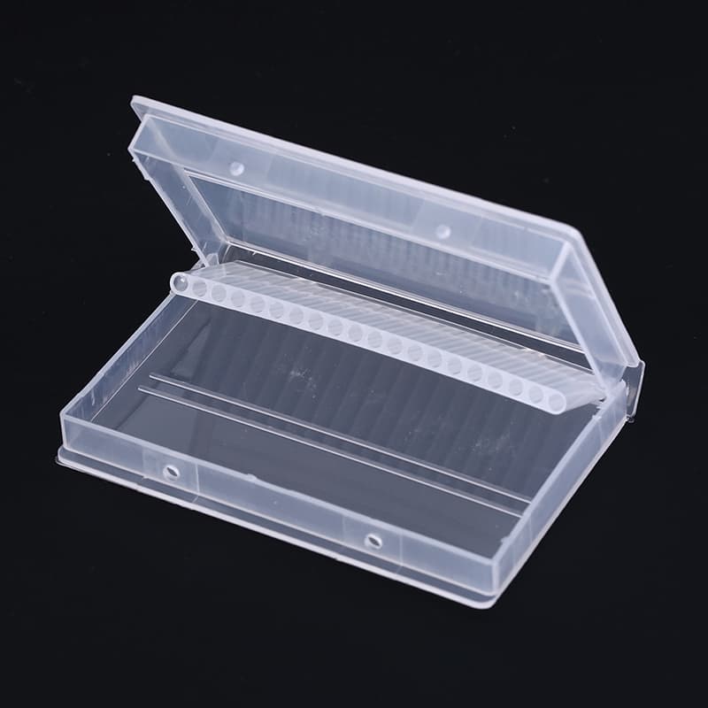 Estojo Porta Brocas 20 Furos Armazenamento e Suporte Profissional para Brocas de Unhas - SQ6016