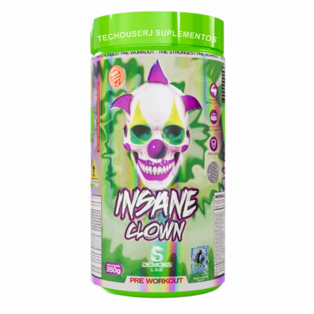 Pre Treino Insane Clown 350g Suplemento em Pó Demons Lab