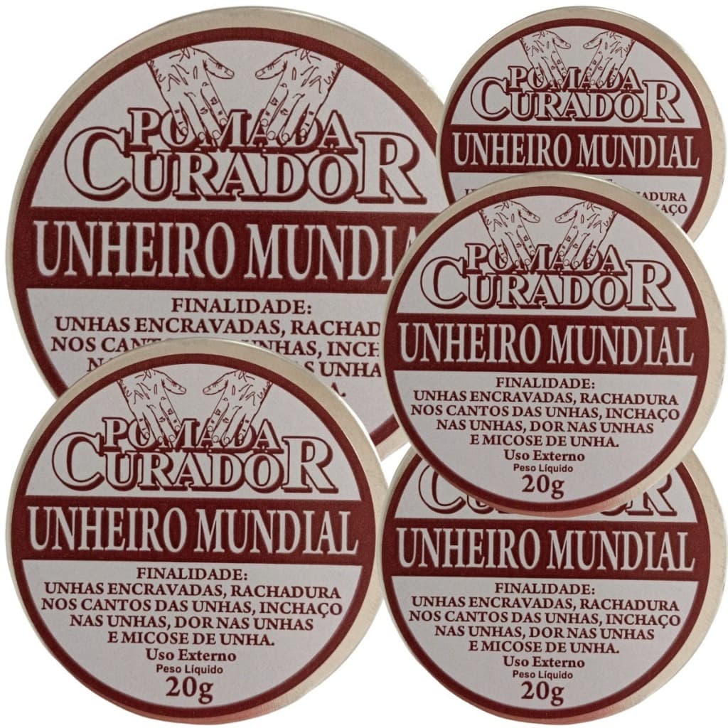 Pomada Extra Forte para Unhas Encravadas - Kit com 5 Unidades***