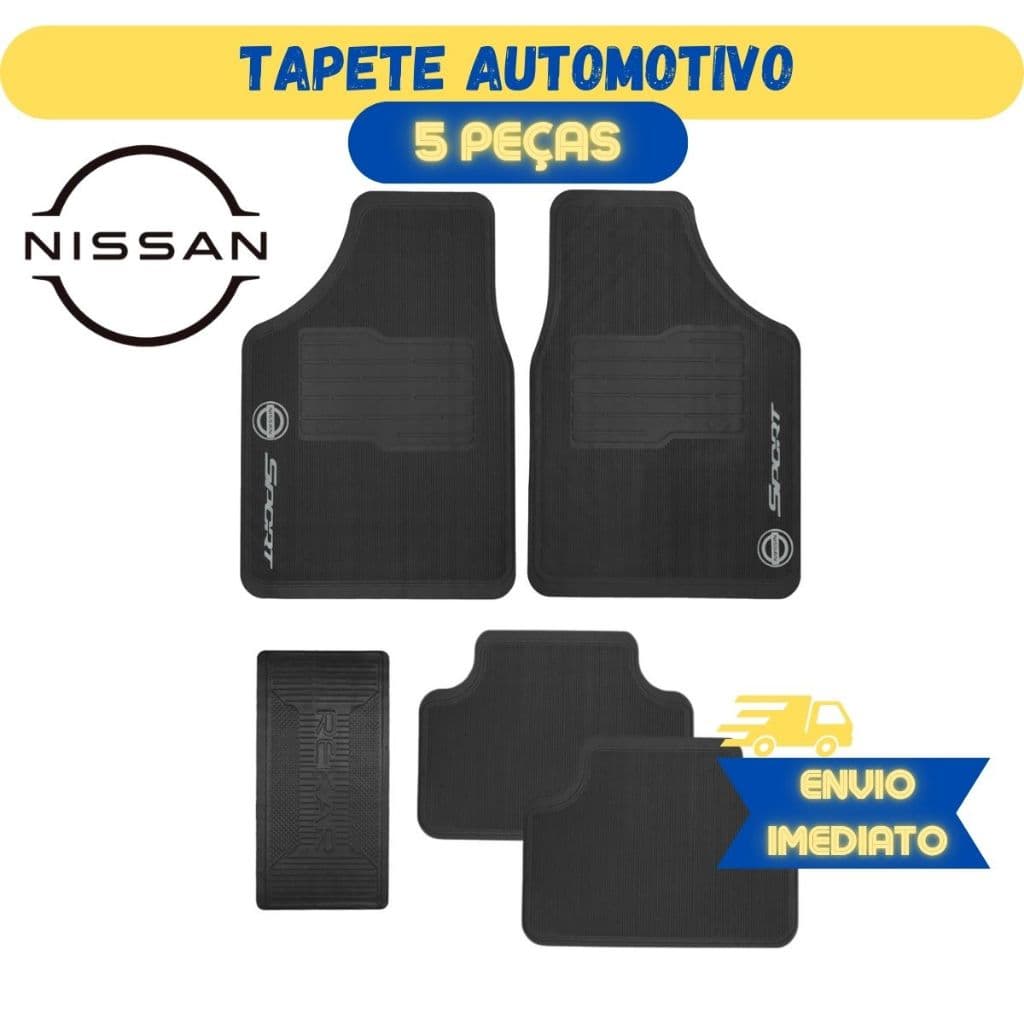 Tapete de Carro Nissan Personalizado Automotivo