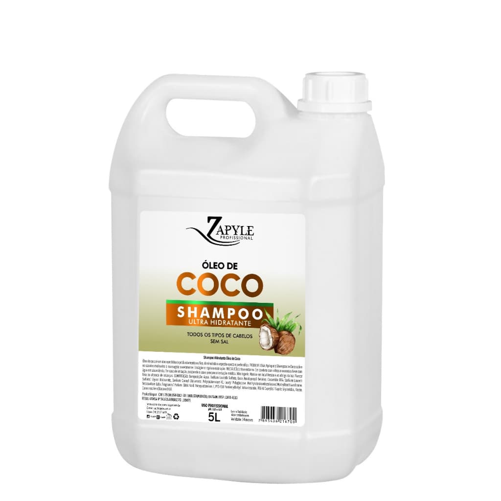 Shampoo oleo de coco Hidratante teryne 5l