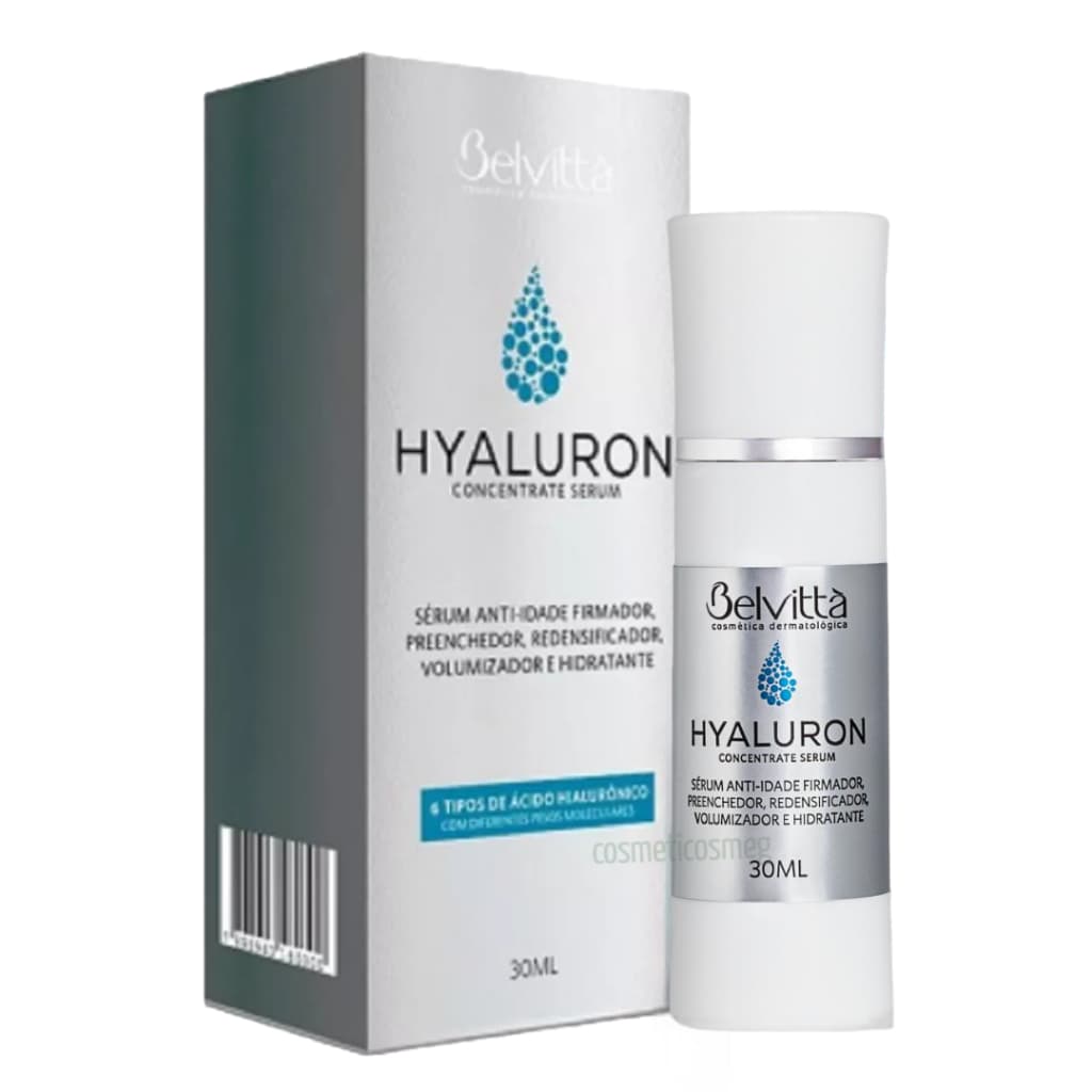 Hyaluron Concentrate Sérum 30ml - Sérum anti-idade preenchedor, redensificador, volumizador