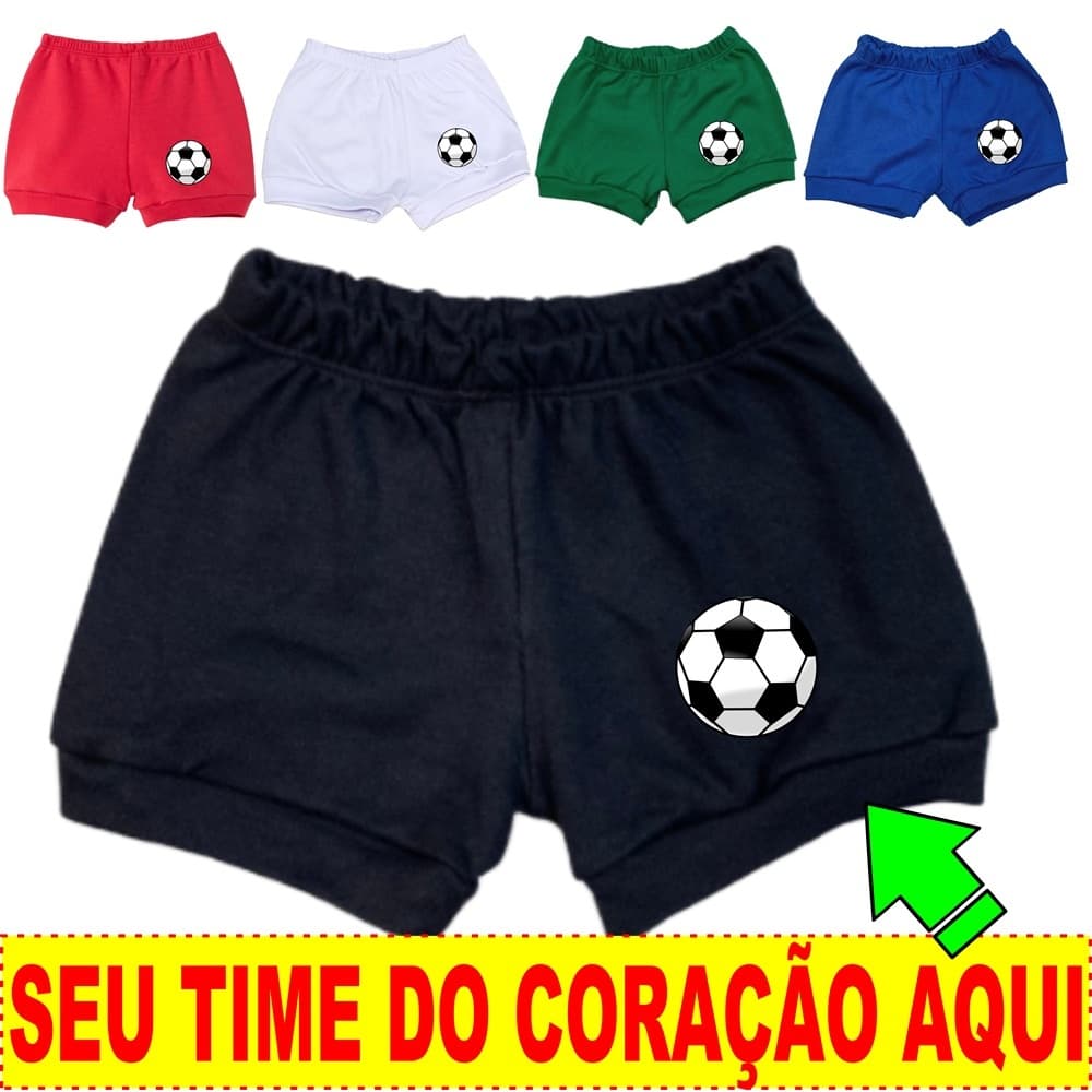 Shorts Bebê Calção Tapa Fralda Fotos Mesversário 100% Algodão