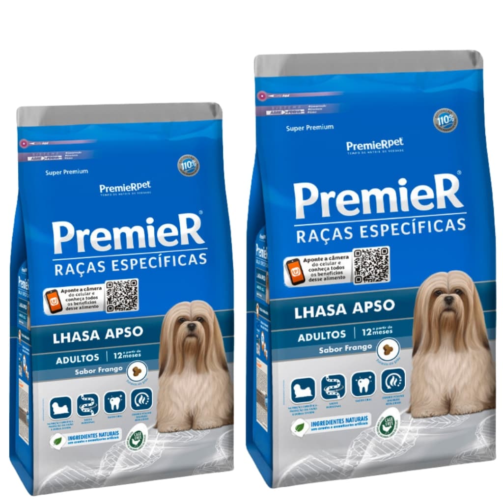 Ração Premier Raças Específicas Para Cães Adultos Lhasa Apso