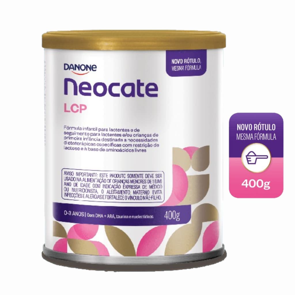 NEOCATE LCP - Fórmula infantil em pó -Danone 400g