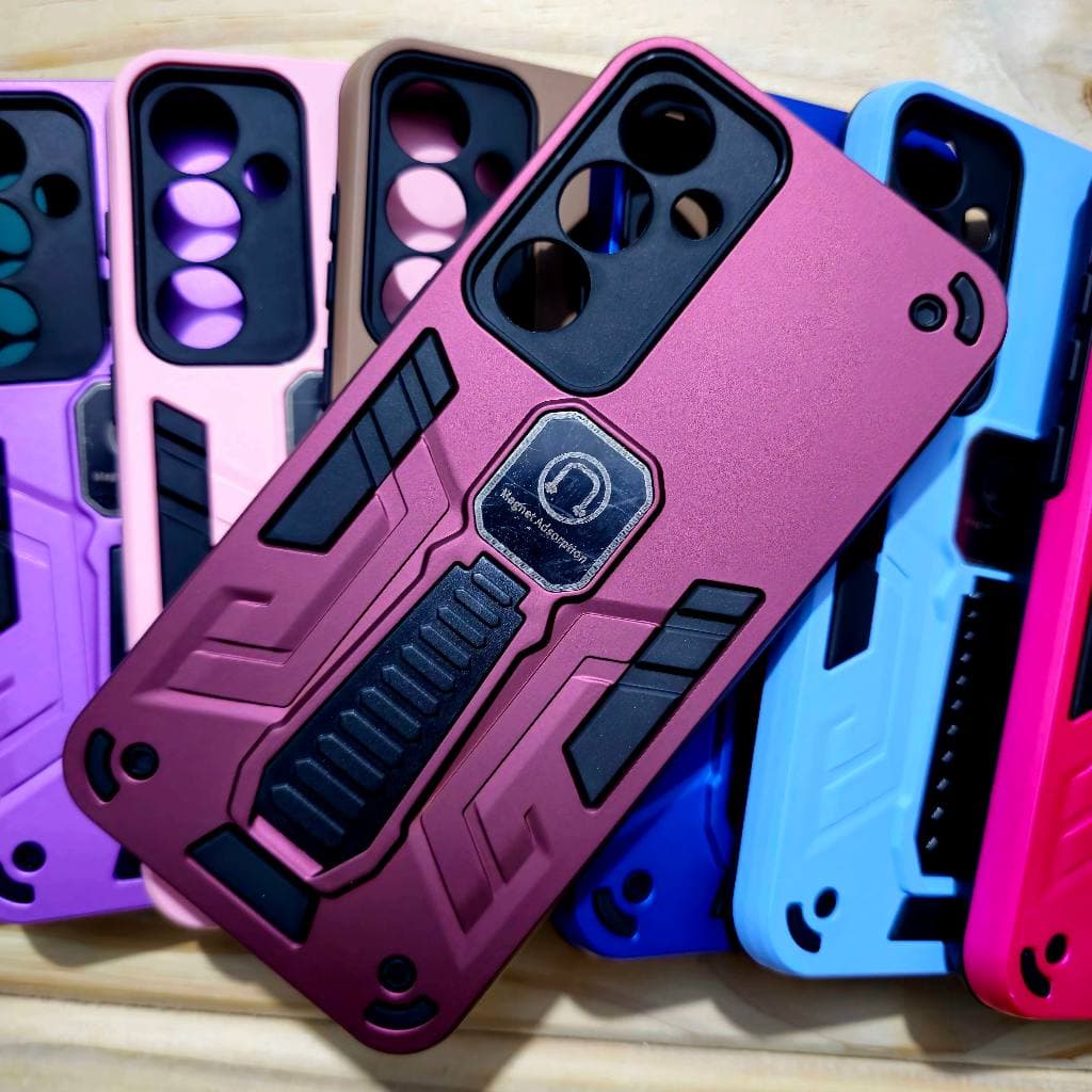 Capa capinha anti impacto silicone com Suporte para Samsung A55 5G / Samsung A15 5G / Samsung A14 5G  - Magnético
