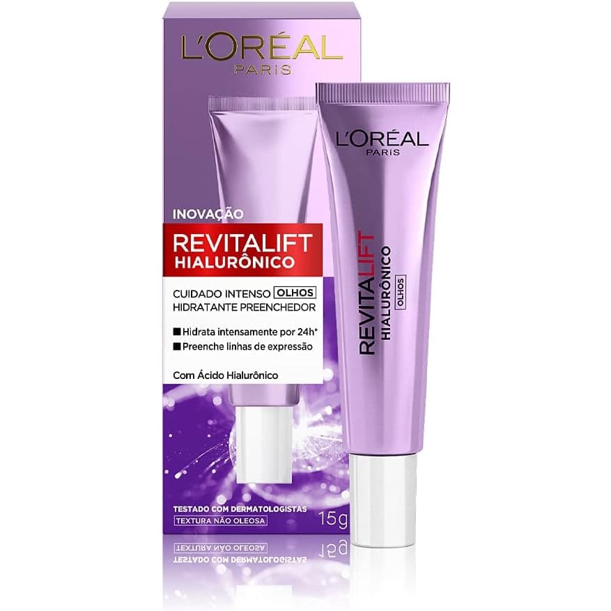 Creme Contorno dos Olhos Anti-idade Revitalift Hialurônico Loreal Paris 15g