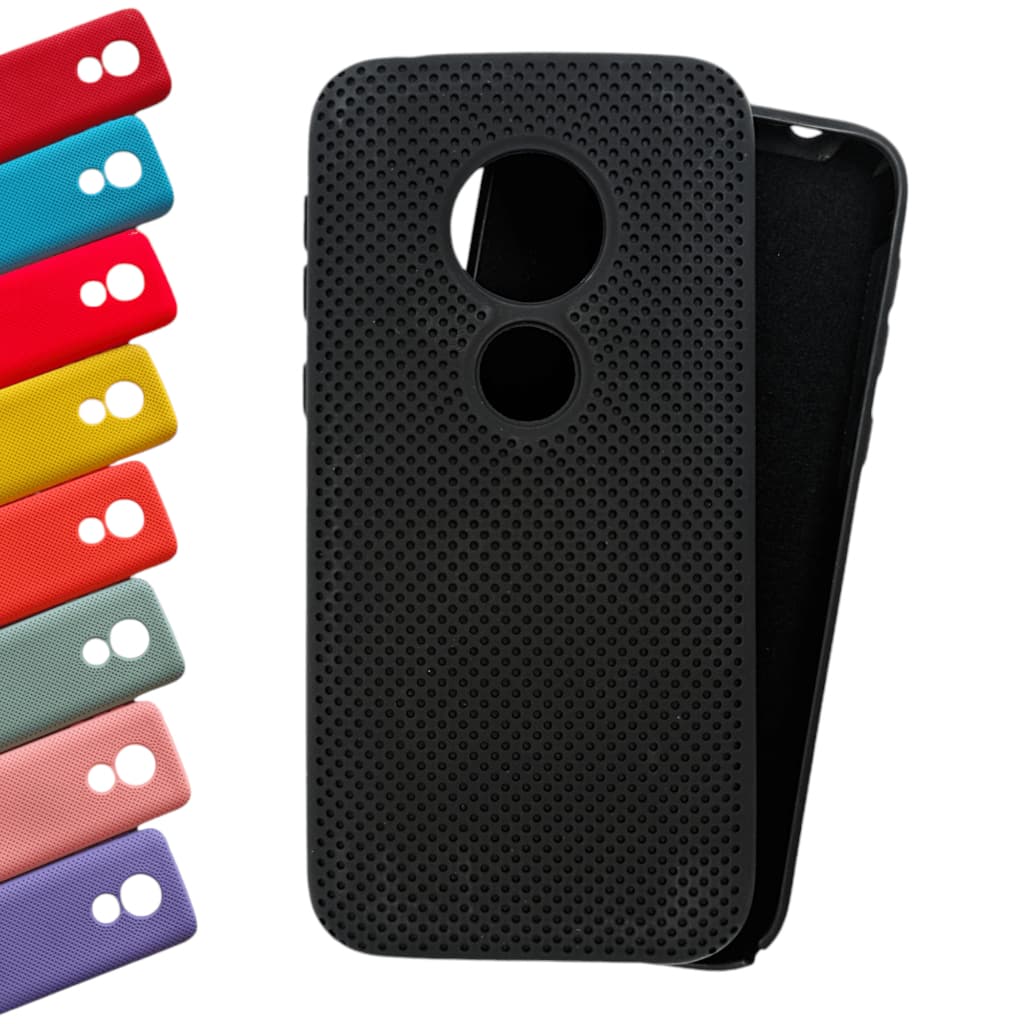 Capa Capinha Case Moto Moto E5 Play Silicone Aveludada