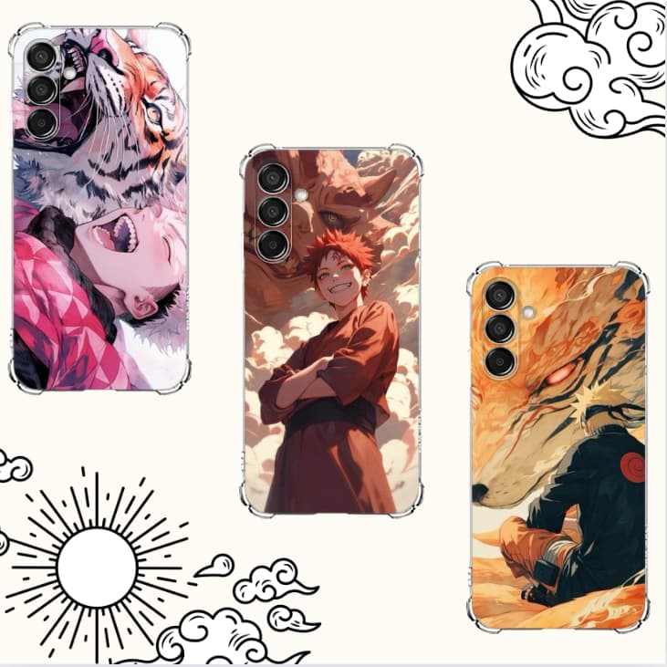 CAPA CAPINHA  DESENHOS VARIADOS ANIME CAPINHA  PARA A14-A24-A34-A54 ANTI IMPACTO