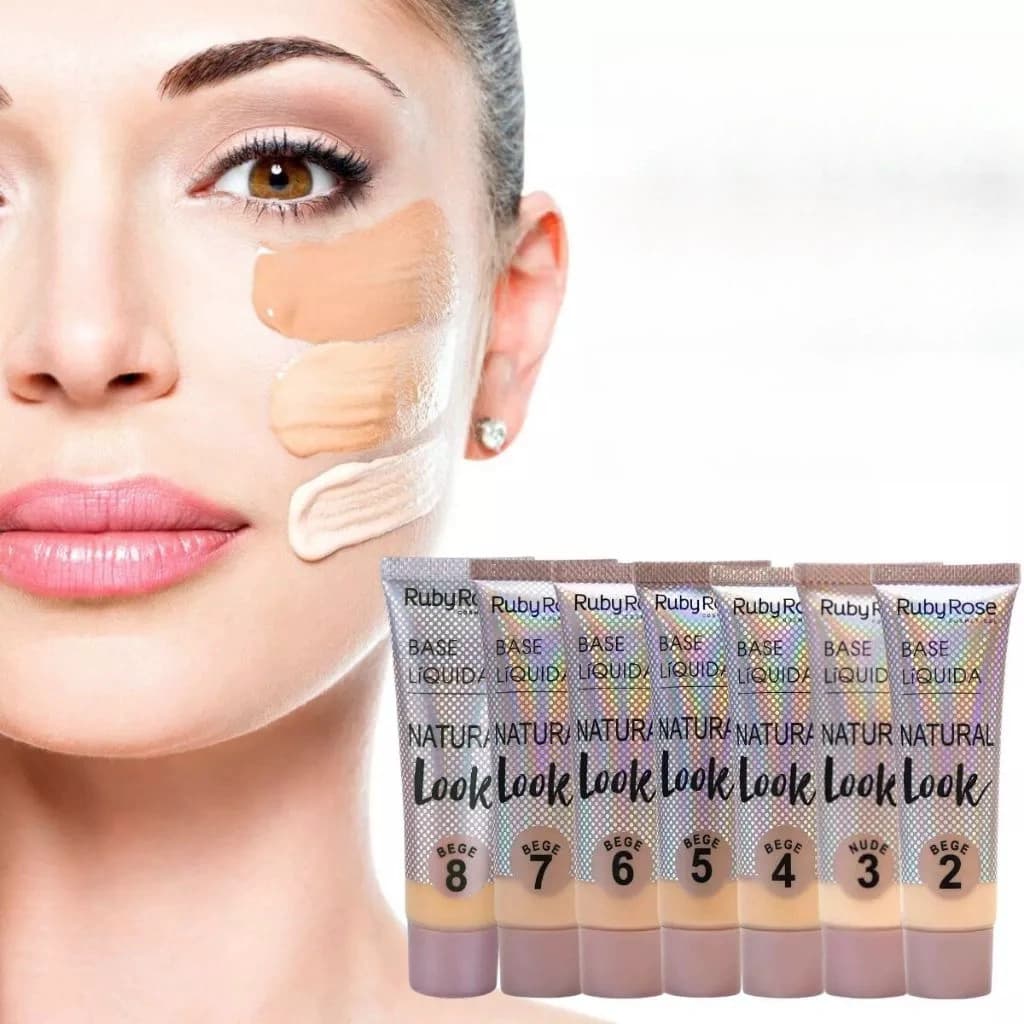 Base Líquida Natural Look Bege 2 -Ruby Rose