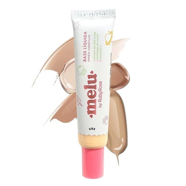Base Liquida Melu - Ruby Rose  Maquiagem