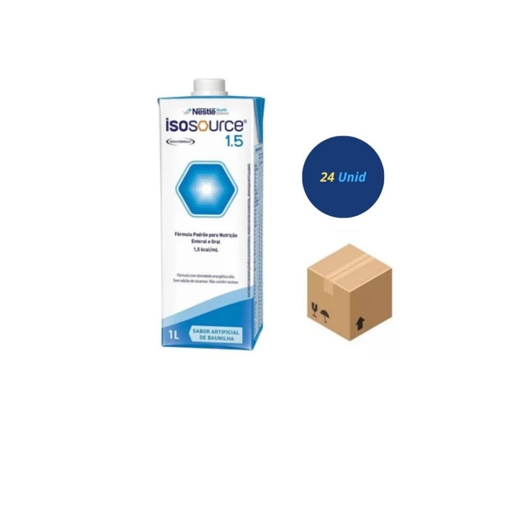 Isosource 1.5 Nestle 1L - Kit 24 unidades