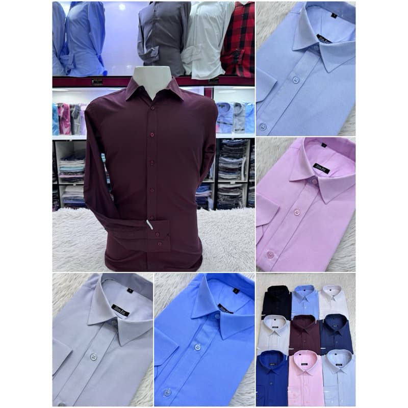 Camisa Social Masculino Malha Jacquard Slim Fit Manga Longa Sem Bolso- Ester Social