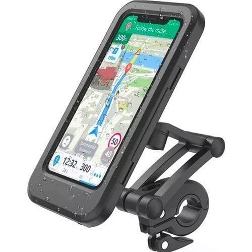 H'Maston  Suporte Porta Celular Moto Bike Á Prova Dágua 360° Articulado 6.7 POLEGADAS