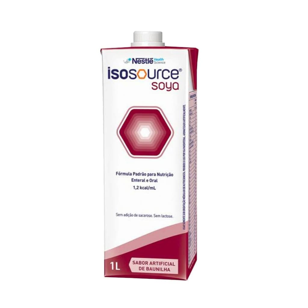 Isosource Soya 1.2kcal Nestle 1L - Kit 4 unidades
