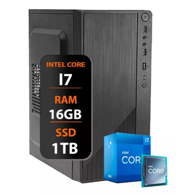 Computador Intel I7 Ssd 1tb 16gb Memória Ram