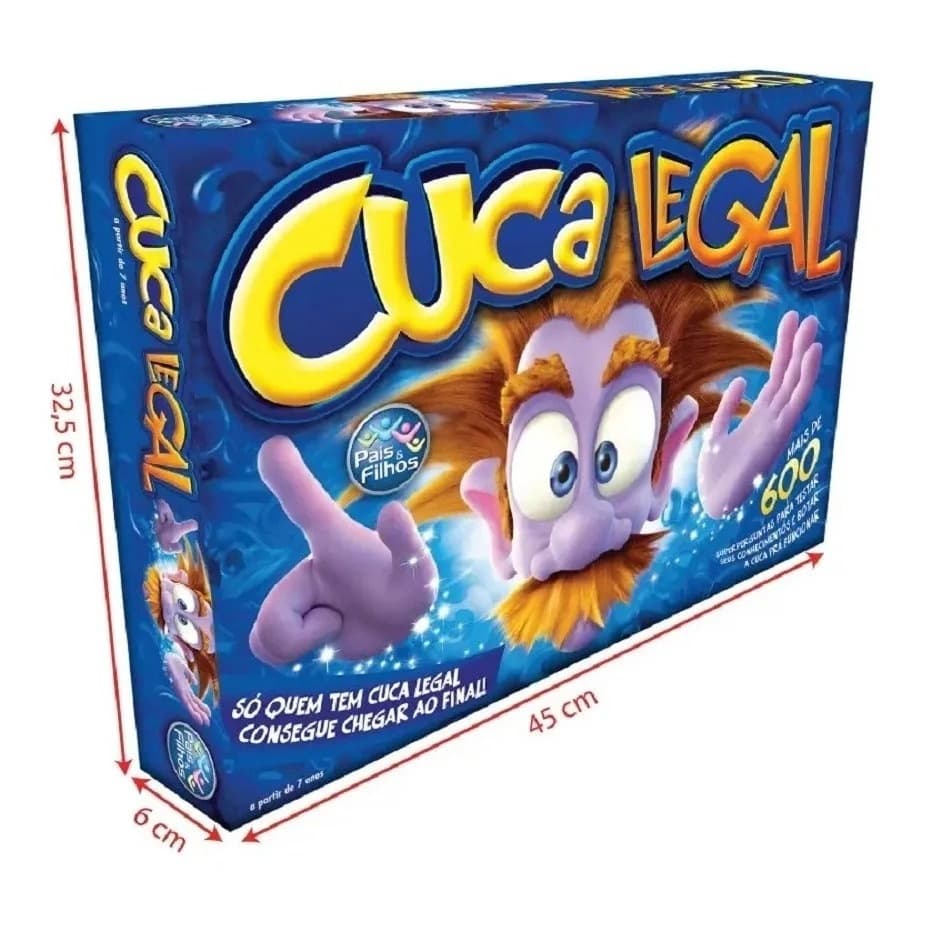 Cuca Legal Jogo Com 672 Perguntas - Diversão Para Família Original