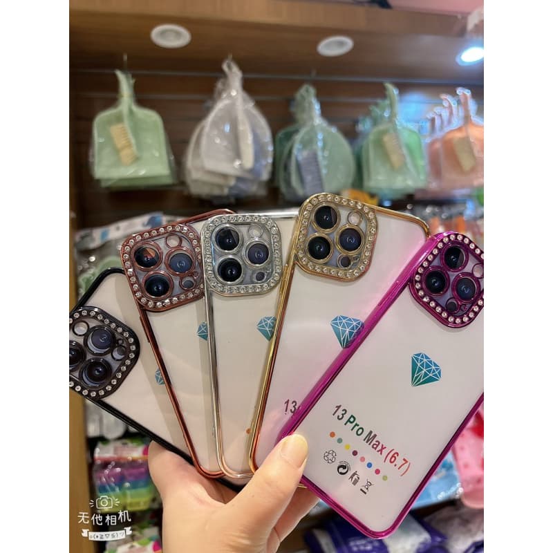 Capa Capinha De Celular Transparente Com Strass