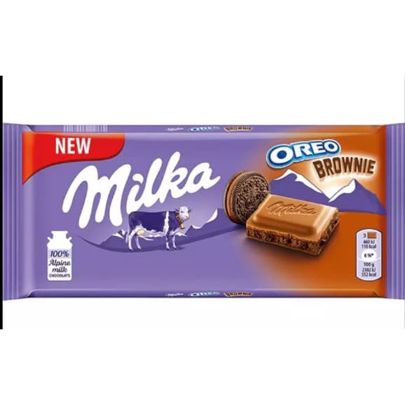 CHOCOLATE MILKA OREO BROWNIE 100G IMPORTADO