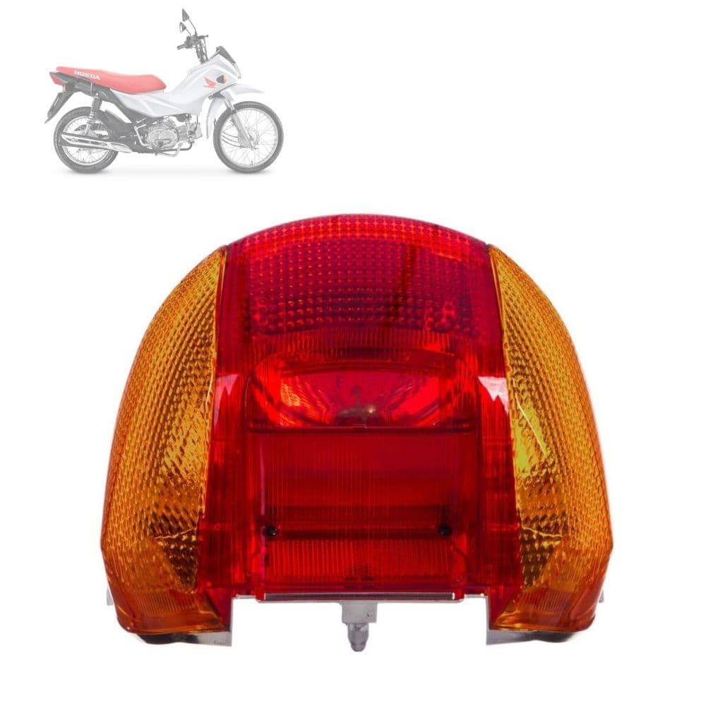 Lanterna Traseira Pro Tork Moto Honda Pop 100 Peças Acessórios Para Moto