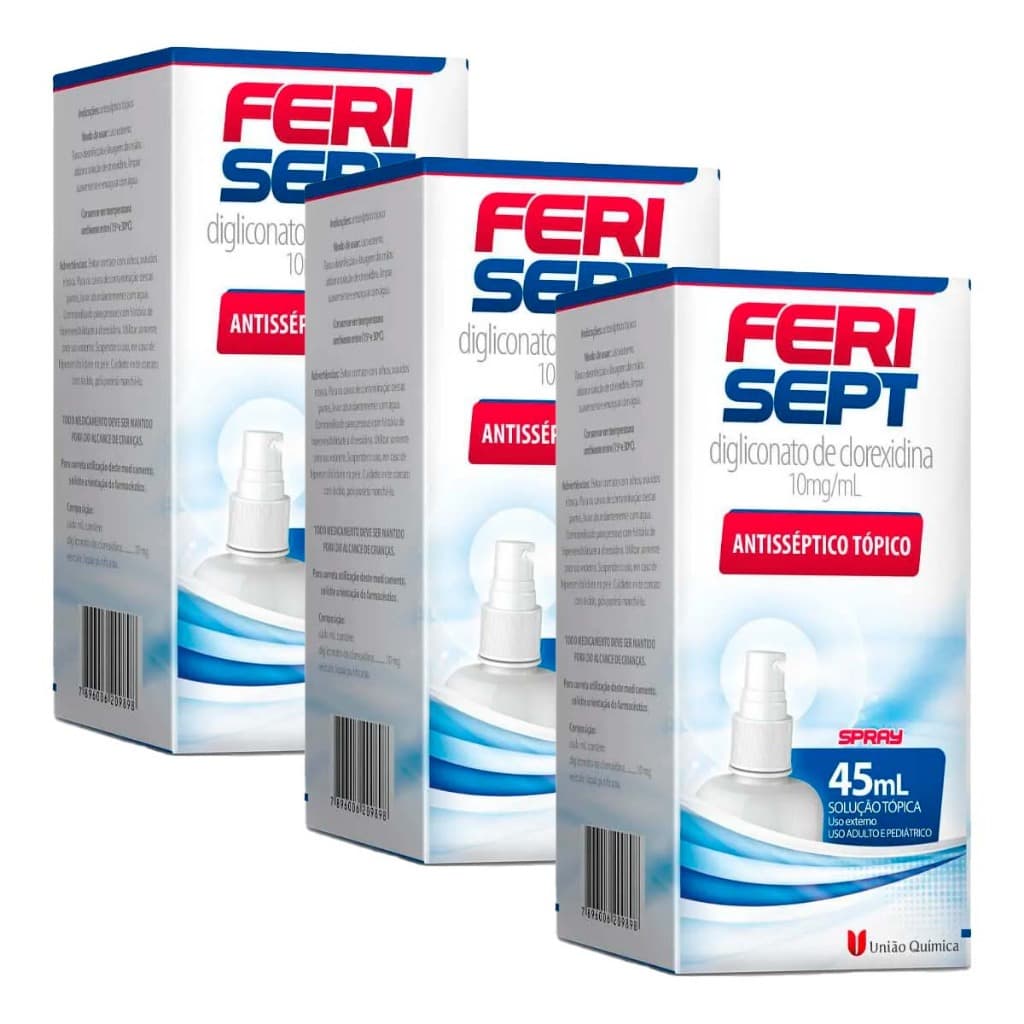 Kit 3 undidades Ferisept 10mg/ml 45ml