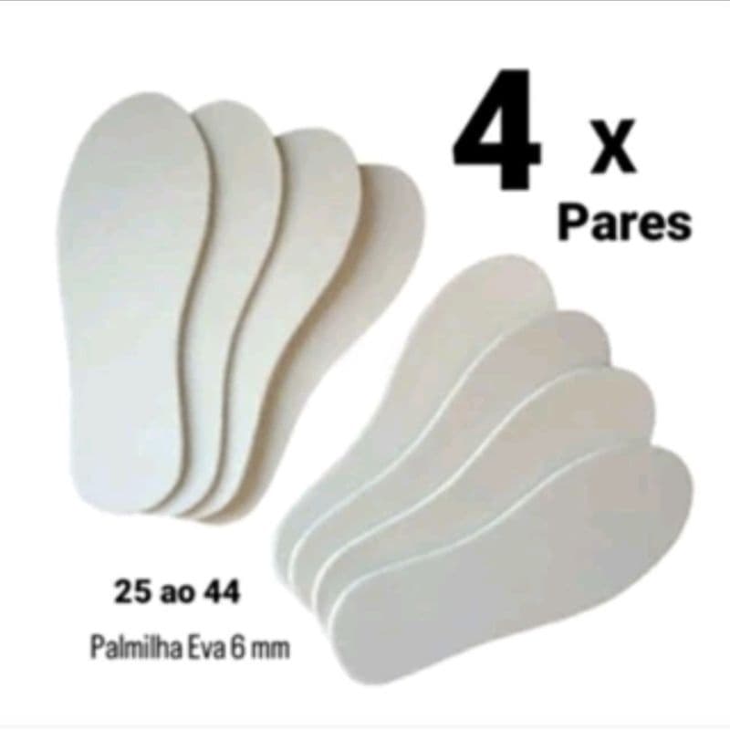Kit palmilha confortável em EVA 6MM, 25 ao 45, palmilha tênis, sapato, bota, chuteira, calçados, confortável