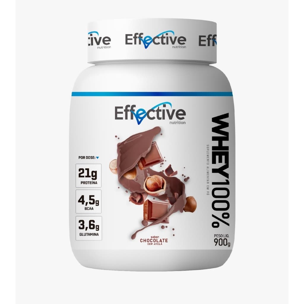 Whey Protein 100% Concentrado Sabor Chocolate com Avelã + Brinde