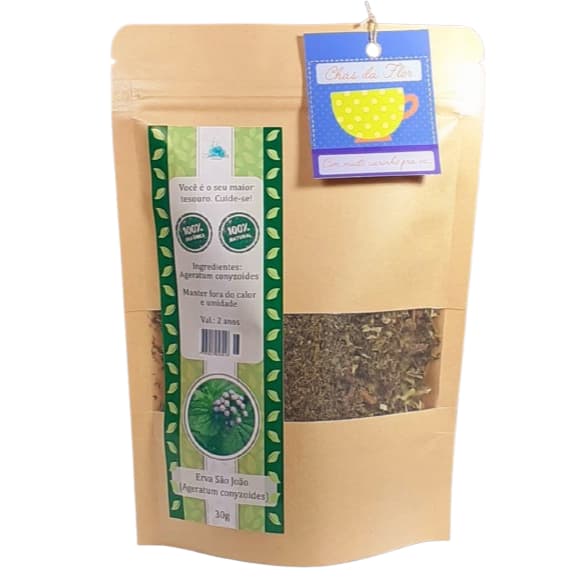 Chá de Erva São João 100% Orgânico 30g (FAZEMOS SEU BLEND PERSONALIZADO COM AS ERVAS DISPONÍVEIS)