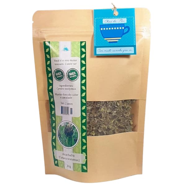 Chá de Alcachofra 100% Orgânico 30g (FAZEMOS SEU BLEND PERSONALIZADO COM AS ERVAS DISPONÍVEIS)