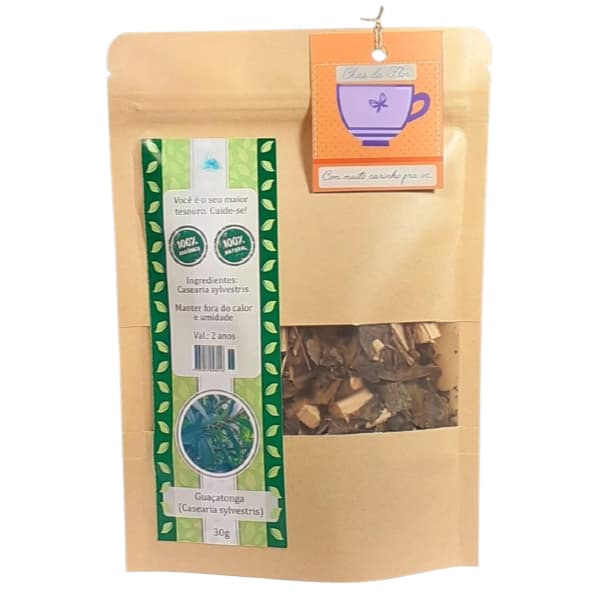 Chá de Guaçatonga 100% Orgânico 30g (FAZEMOS SEU BLEND PERSONALIZADO COM AS ERVAS DISPONÍVEIS)