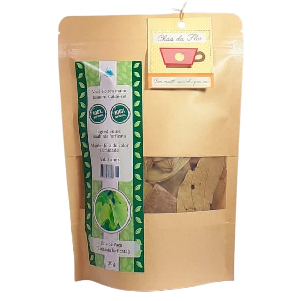 Chá de Pata de Vaca 100% Orgânico 30g (FAZEMOS SEU BLEND PERSONALIZADO COM AS ERVAS DISPONÍVEIS)