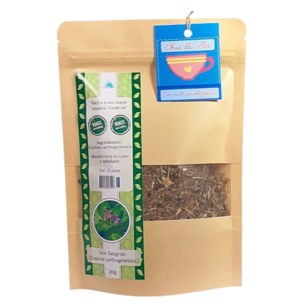 Chá de Sete Sangrias 100% Orgânico 30g (FAZEMOS SEU BLEND PERSONALIZADO COM AS ERVAS DISPONÍVEIS)