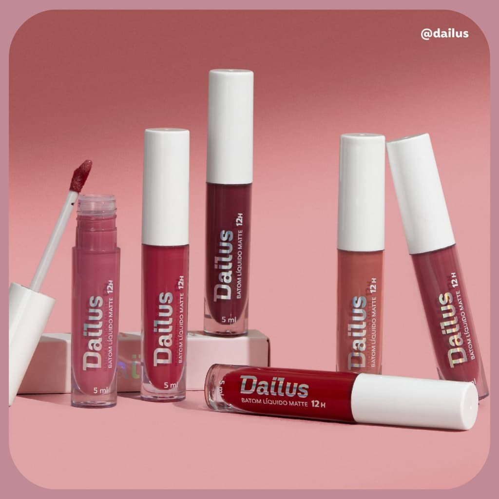 Batom Líquido Matte 12H Alta Pigmentação DAILUS