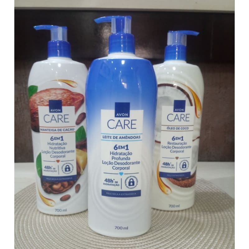 Hidratante Care Avon 700ml - Diversas Fragrâncias