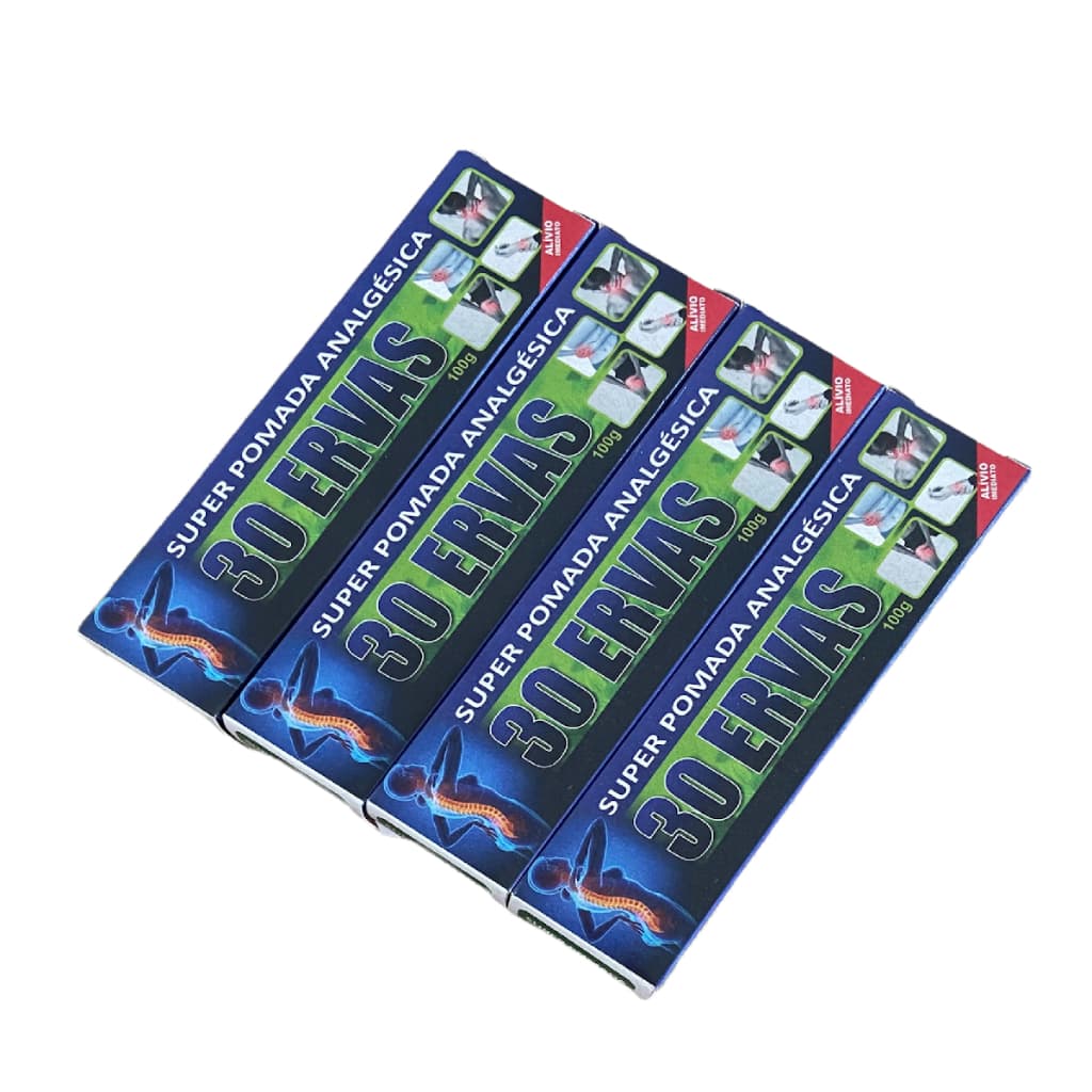 Kit 5 Pomadas 30 Ervas Original